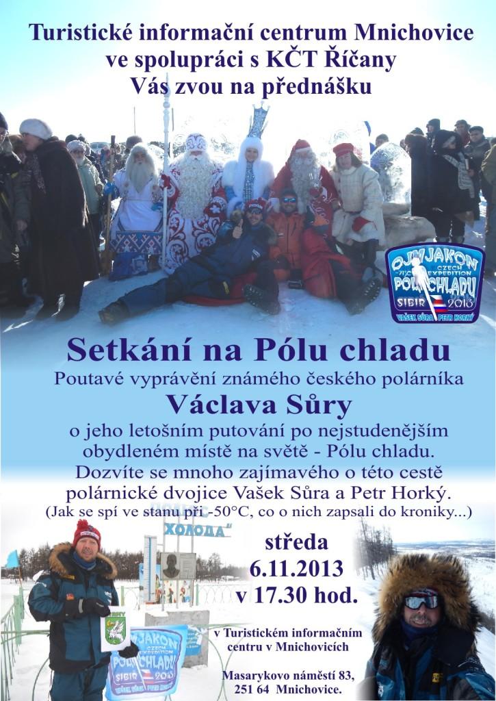 Přednáška Mnichovice pól chladu